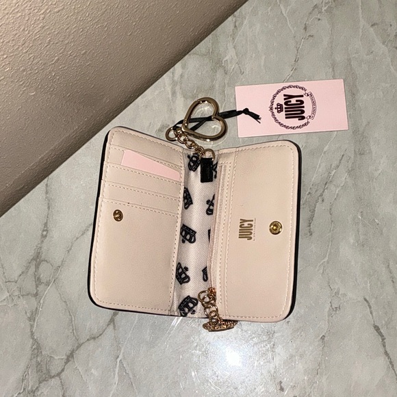 Juicy Couture Black Wallet with Silver Accents - Picture 2 of 3